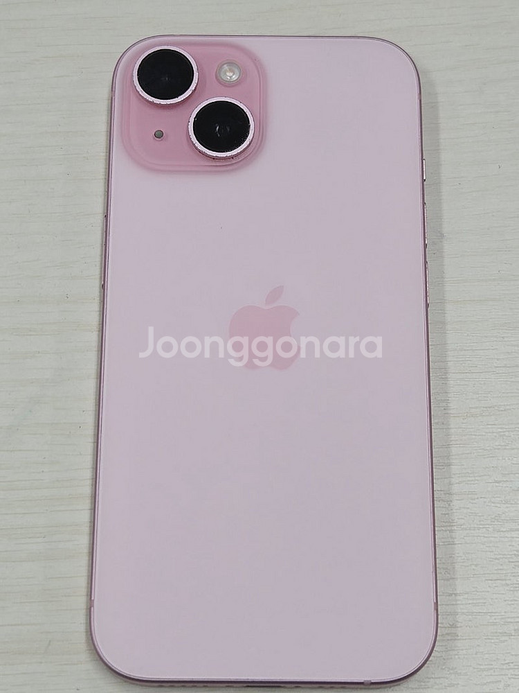 아이폰15 핑크색상 128용량 상태좋은 무잔상 단말기 ...--0