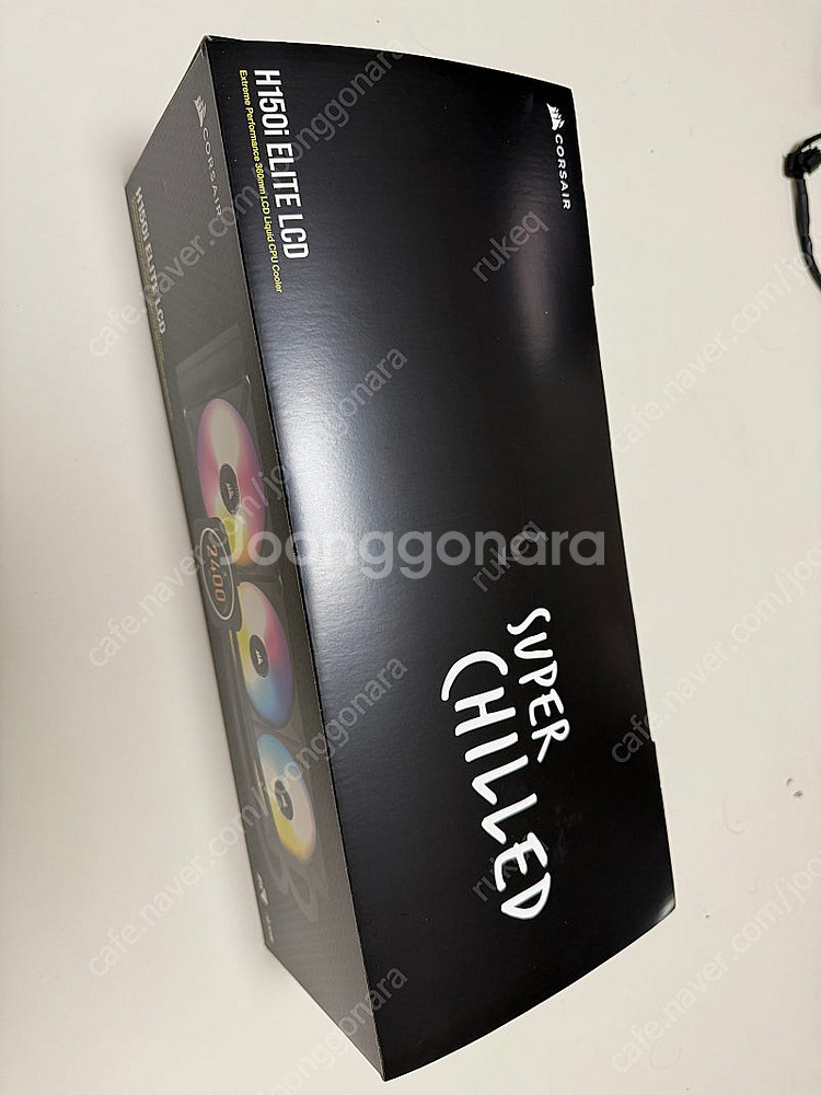 커세어 H150i LCD 수냉쿨러--0