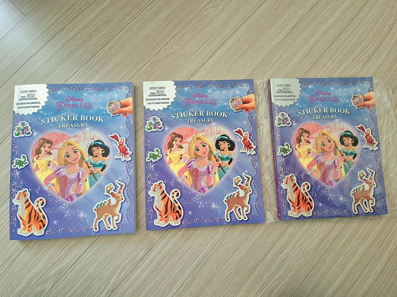디즈니 정품 스티커북 디즈니 공주 스티커북 디즈니공주 스티커북 어린이날선물 어린이날 선물 티니핑 하츄핑 오로라핑 왕...--2