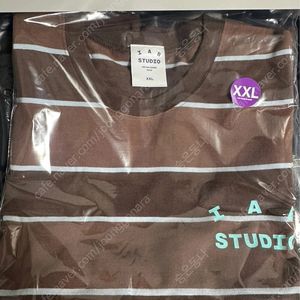 아이앱 스튜디오 스프라이프 티셔츠 브라운 2xl 팝니다.