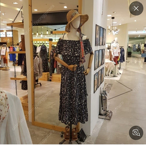 써스데이아일랜드 원피스 한섬 시스템 타임