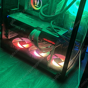 RTX 3070 그래픽카드 판매합니다 컬러풀 led