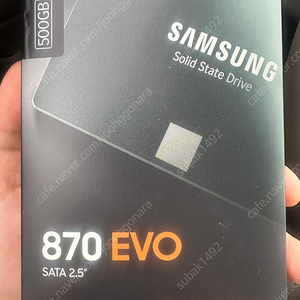 (미개봉)삼성 870 evo ssd카드 500gb 팔아요