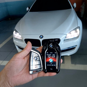 BMW 1시리즈/3시리즈/4시리즈/5시리즈/6시리즈/7시리즈/X1/X3/X5/X7 구형 차량키를 신형 디지털 디스플레이키로 전환
