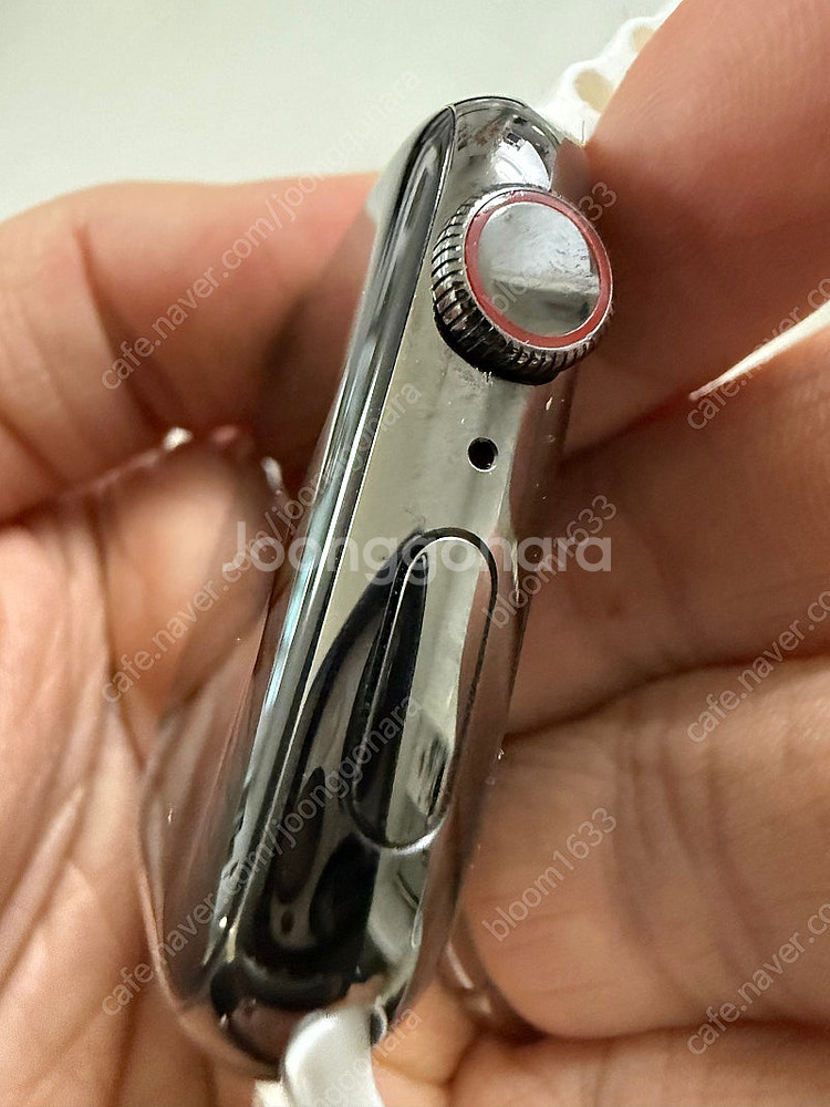 애플워치8 풀박 45mm gps + 셀룰러 스테인리스 ...--1