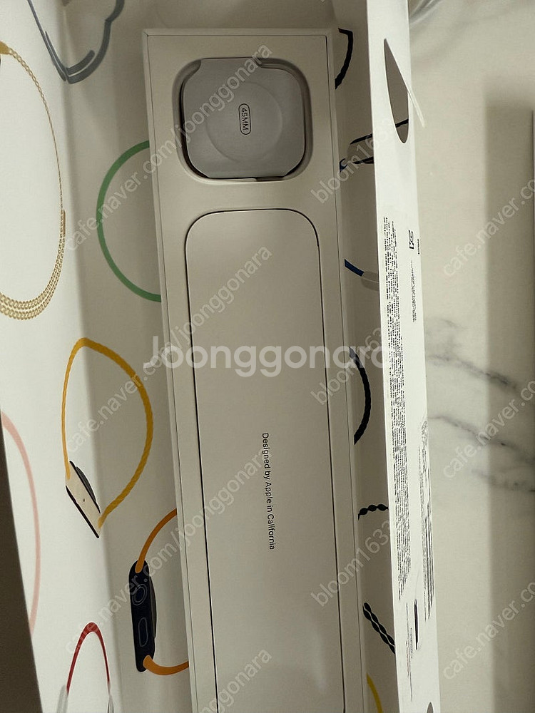 애플워치8 풀박 45mm gps + 셀룰러 스테인리스 ...--4