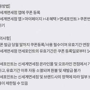 KT 신세계 면세점 면세포인트 3000