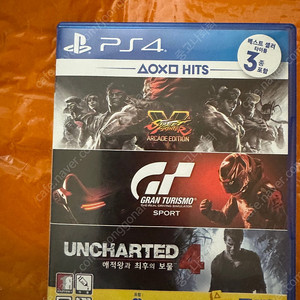 PS4 게임 3종 합본(스트리트 파이터,그란트리수모,언챠티드)