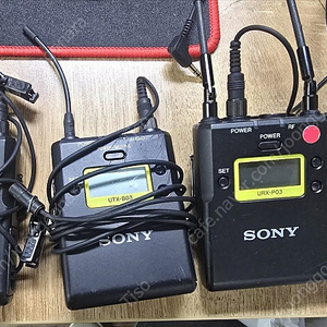 소니 utx-b03, urx-p03 무선송수신기 2세트 팝니다