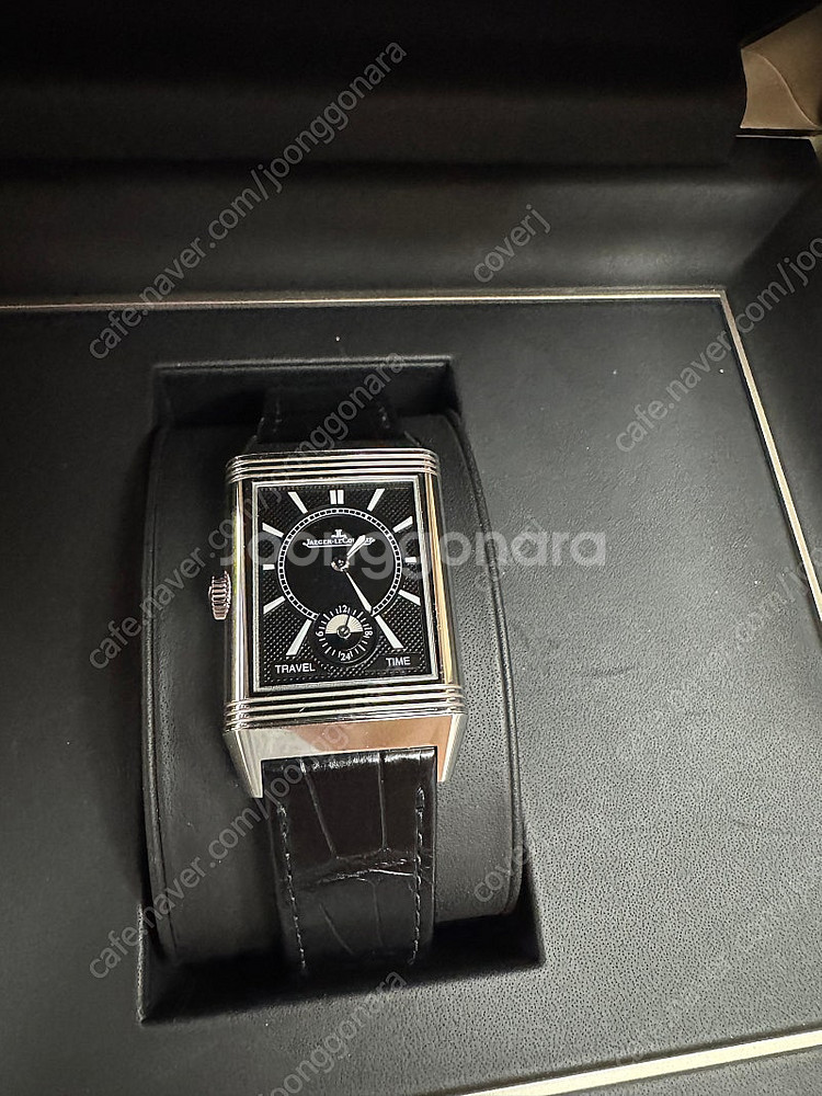 예거 르쿨르트 리베르소 클래식 라지 듀오페이스 스몰 세컨즈--4