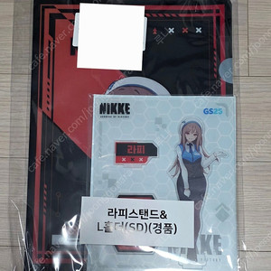 니케 GS25콜라보 라피 아크릴 스탠드 L홀더 Sd팝니다