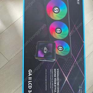 수랭cpu쿨러 리안리 GALAHAD 2 LCD 360 블랙
