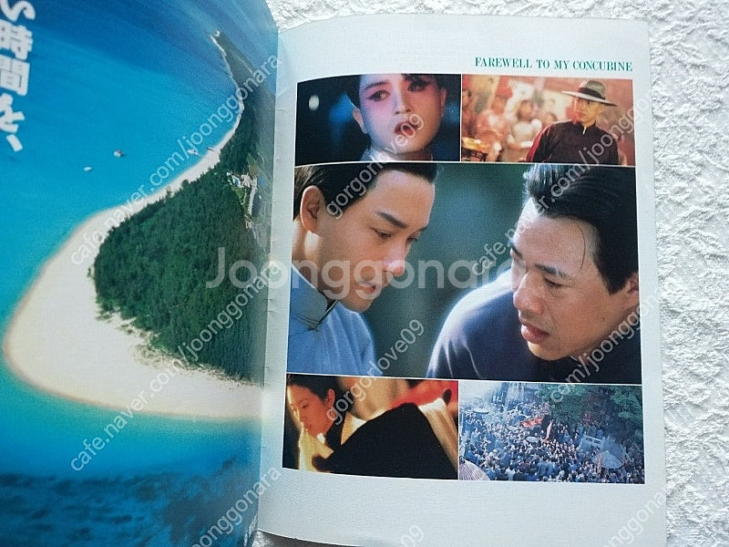 패왕별희, 일본개봉당시 팜플렛, 장국영, 공리,첸카이거--2