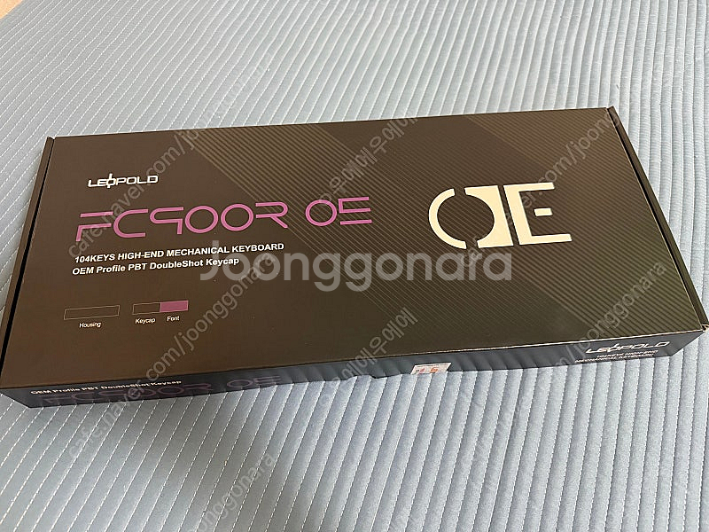 레오폴드 FC900R OE 블랙퍼플 적축--0