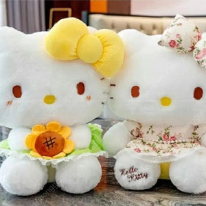 산리오 헬로키티 대형 드레스/해바라기 신상 인형
