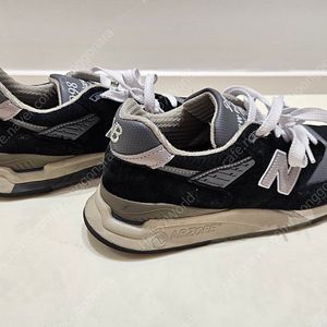 [275mm] 뉴발란스 998 블랙 그레이 made in USA