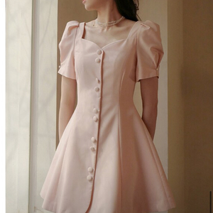 플로움 Blooming Dress 블루밍 드레스 핑크 낫유어로즈라벨르블랑메이윤로아르밀크코코아더티스