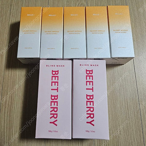 벨르제이 다이아 샷 앰플 50ml 45,000원 / 비트베리 블링 마스크팩 100g 14,000원