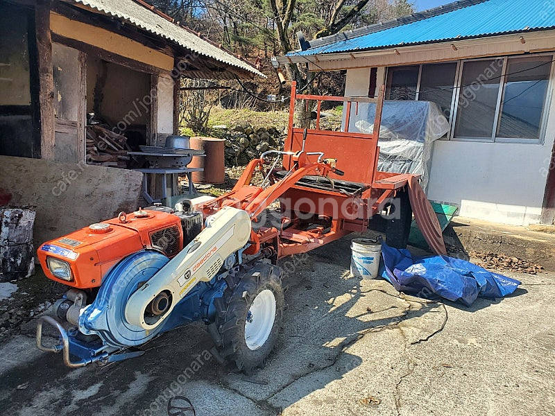대동 10마력 경운기(직사)+ 추레라 팝니다--0
