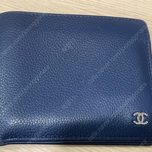 중고 샤넬 반지갑 네이비 레어