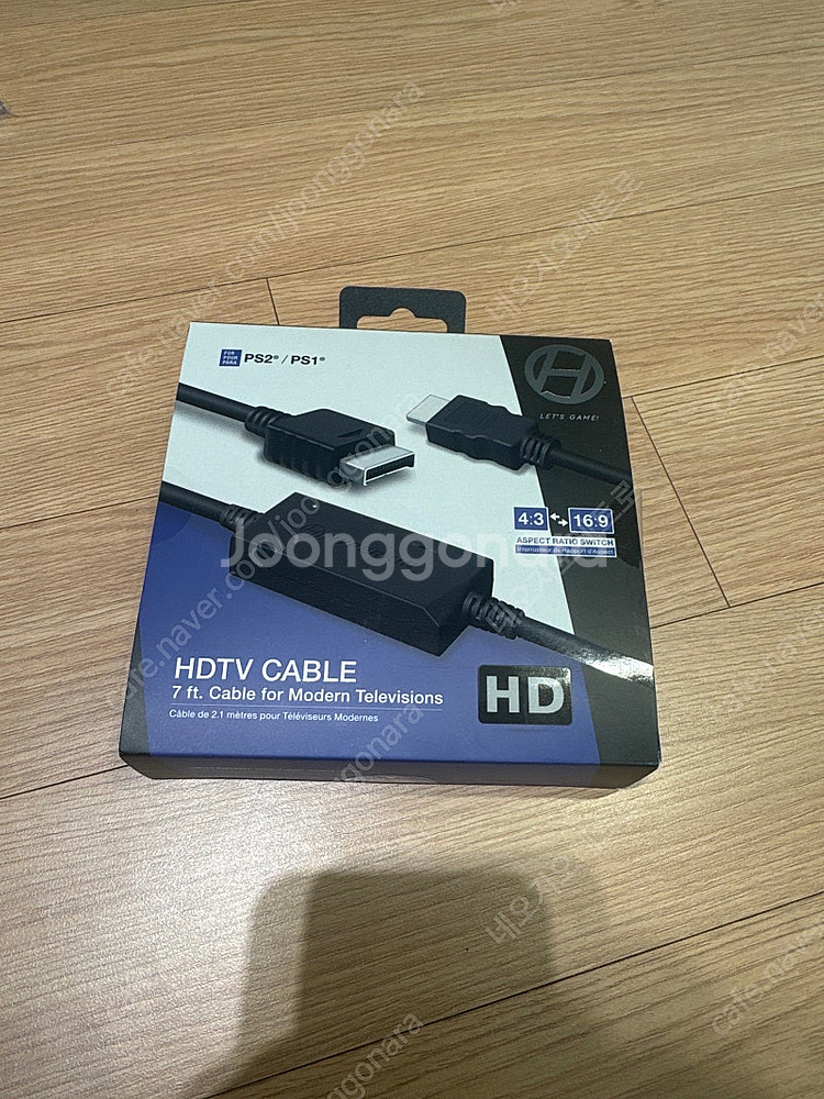 하이퍼킨 HDMI 케이블 신품. PS1 / PS2 겸용--0