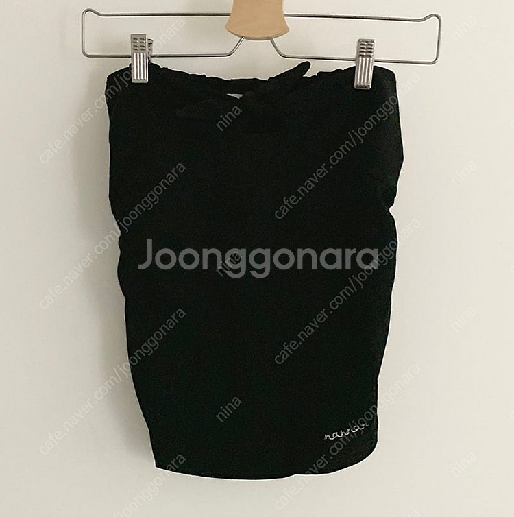 리본타이 쇼핑몰 탱크탑 블랙--1