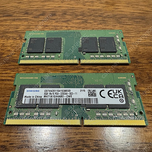 노트북 RAM 삼성 DDR4 3200 16GB (8GB x 2)