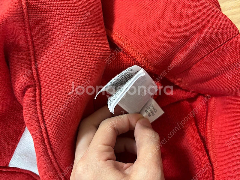 아디다스 빅트레포일 파이어버드 빨강 레드 후드티&조거 ...--6