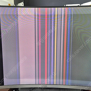 삼성 Curved LED 모니터 (C32R500FH) 액정 불량 팝니다.