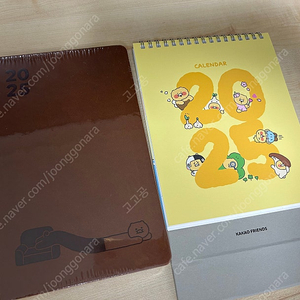 카카오프렌즈 2025 플래너 캘린더 세트, 춘식이다이어리