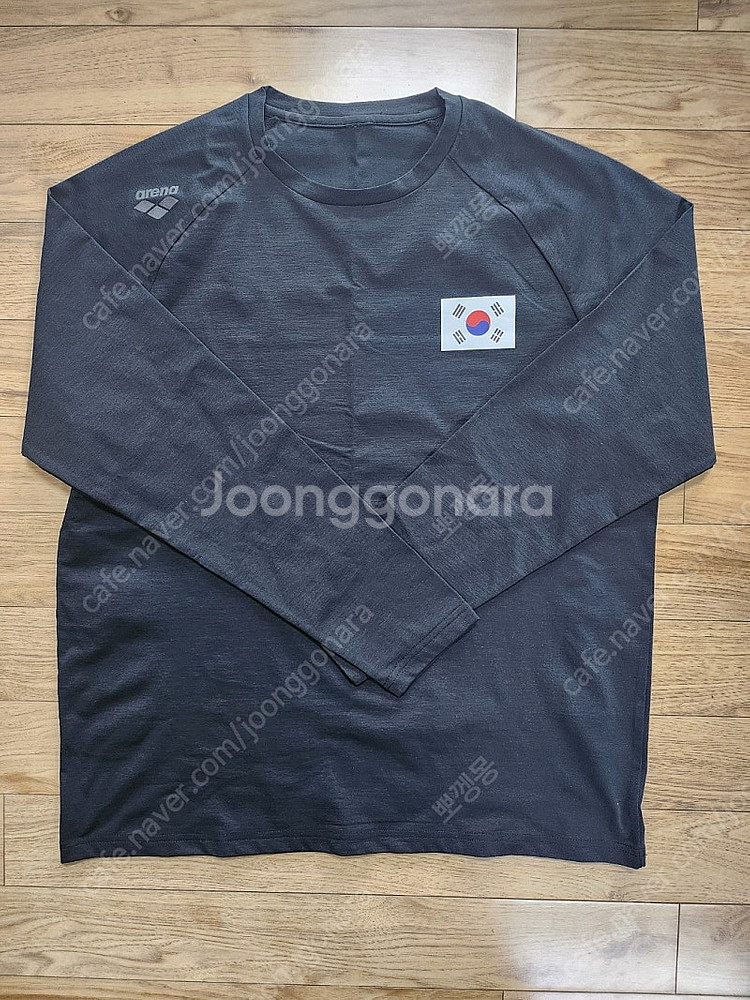 [105-110] 새상품 아레나 국가대표 긴팔 티셔츠--1