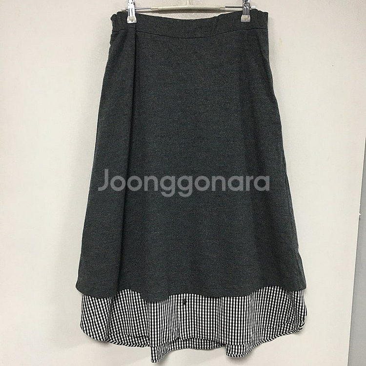 ZUCCA 주카 레이어드 밴딩 스커트 66 / 랑방 마...--0