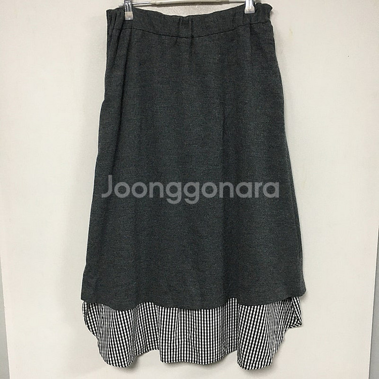 ZUCCA 주카 레이어드 밴딩 스커트 66 / 랑방 마...--3