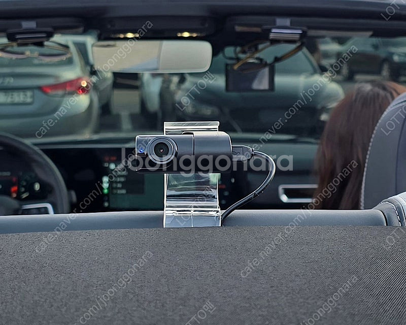 포드 머스탱 컨버터블 블랙박스 후방카메라 거치대 (6,...--0