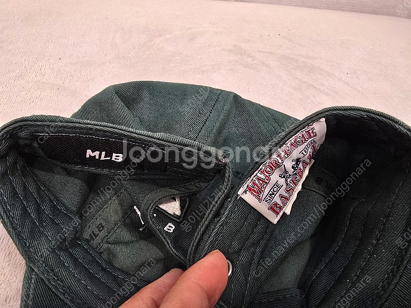 MLB 다저스 볼캡 모자 다크 그린 Free--5