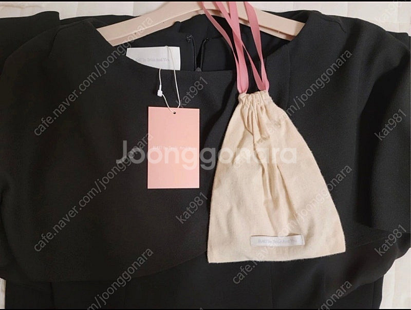 브라이드앤유 케이프 블랙 원피스 새상품 0--1