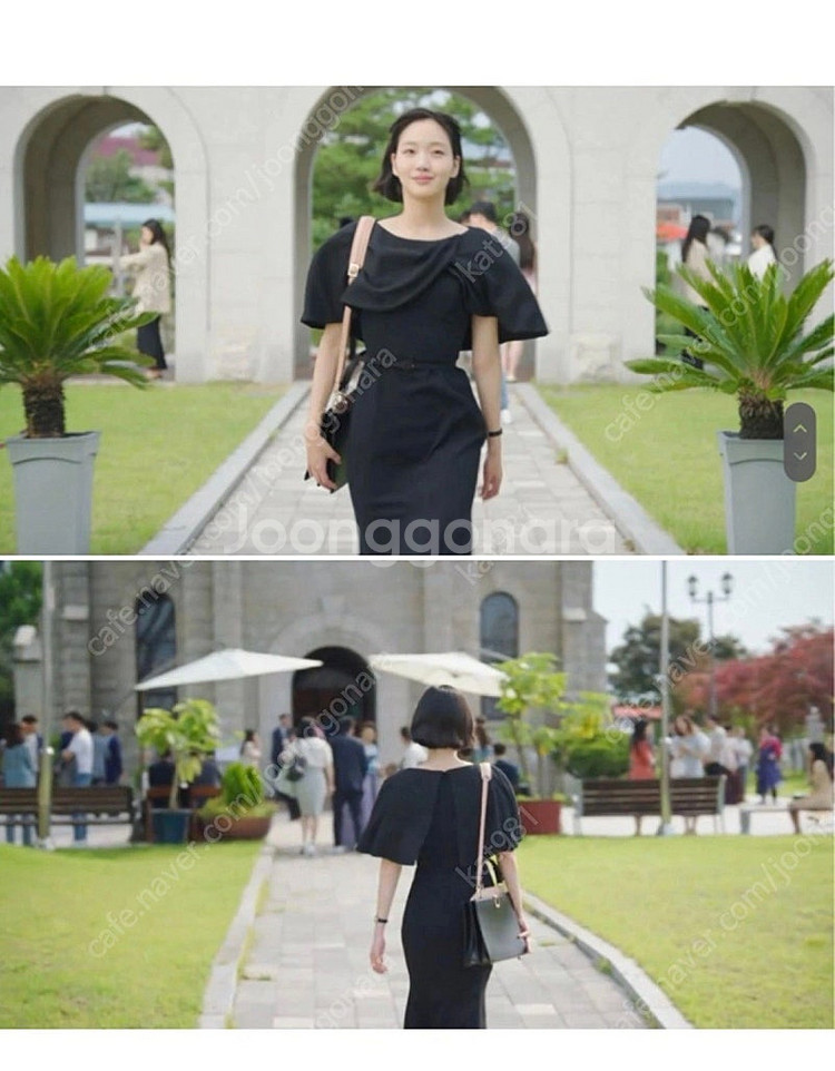 브라이드앤유 케이프 블랙 원피스 새상품 0--3