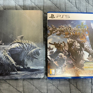 PS5 몬스터헌터 와일즈 + 스틸케이스 팝니다.