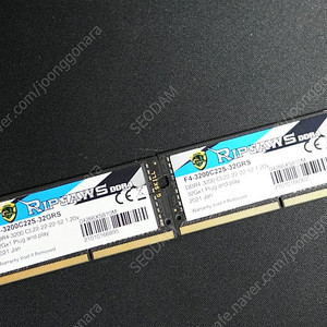 DDR4 노트북용 램 지스킬 64기가 (32기가 2EA)