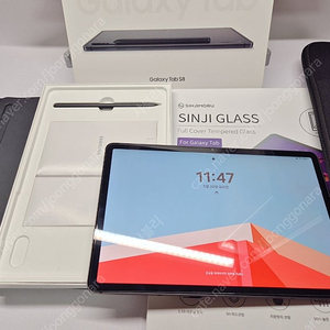 갤럭시탭 S8 128g wifi 그라파이트 풀세트 판매합니다
