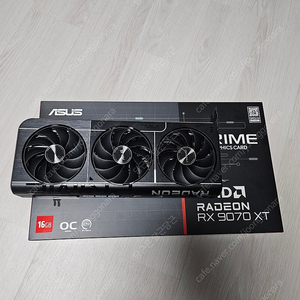 asus rx9070xt prime 판매합니다