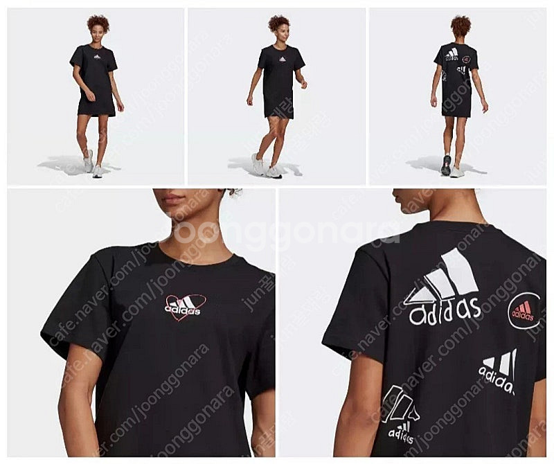 아디다스 원피스 여성 (XL) 정품 반팔 원피스 2종세...--3