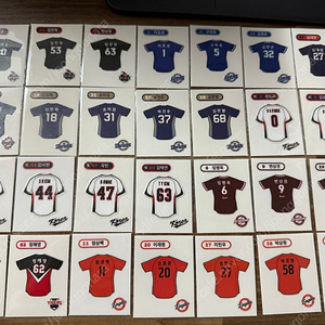 KBO 시즌1 2 자이언츠 띠부씰 팔아요