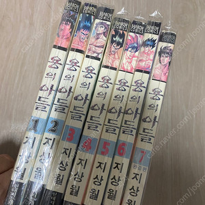 지성월 초기작 용의 아들 1~7권 팝니다.