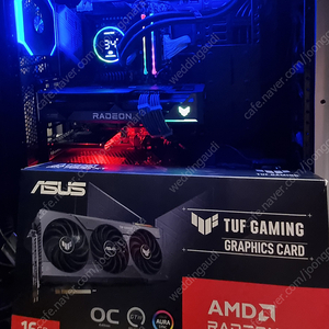ASUS TUF Gaming 라데온 RX 7800 XT O16G OC D6 16GB 그래픽카드