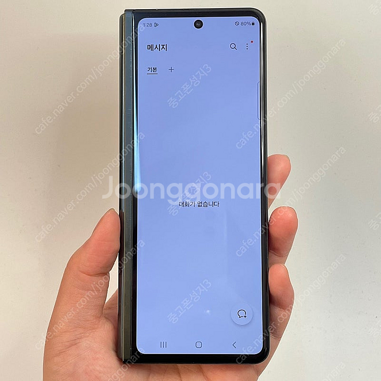 02777(울산중고폰) 갤럭시폴드3 그린 256GB 판...--2