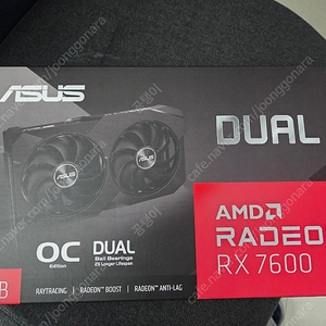 라데온 rx7600 asus dual 팝니다