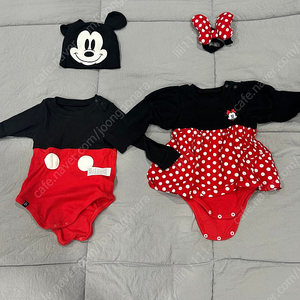 아가방 쌍둥이 미니마우스 미키마우스 세트 80