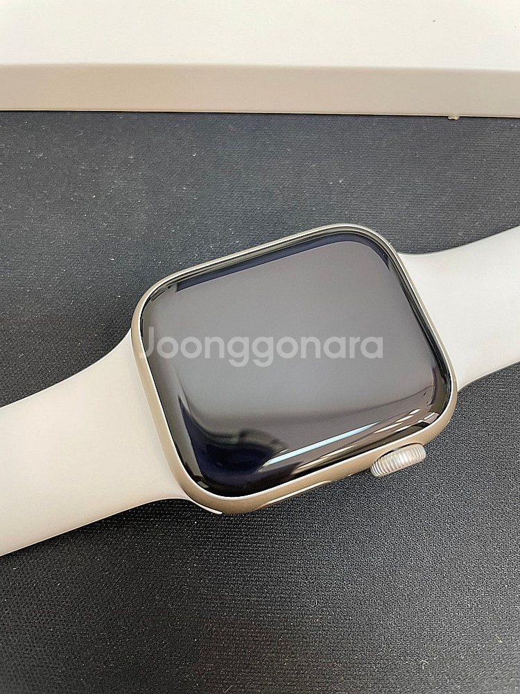 애플워치8 실버 41mm 배터리100% 상태좋은 중고2...--2