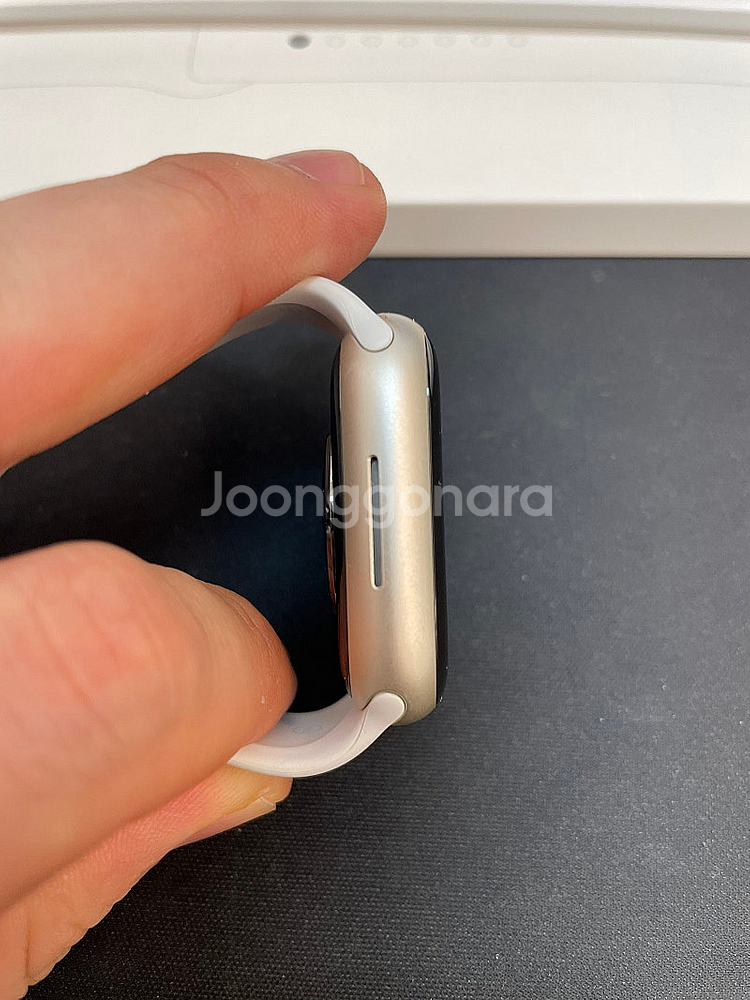 애플워치8 실버 41mm 배터리100% 상태좋은 중고2...--4